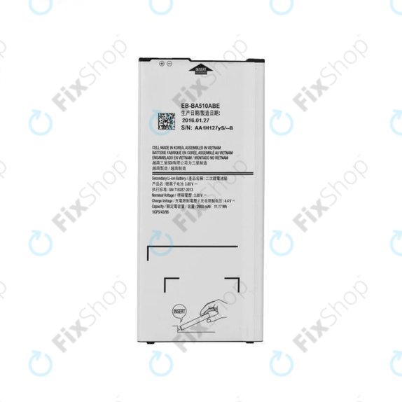 Bateria do Samsung A5 A510F (2016), EB-BA510ABE, 2900mAh