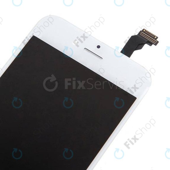 Wyświetlacz dla iPhone 6, White, Ekran dotykowy z ramką