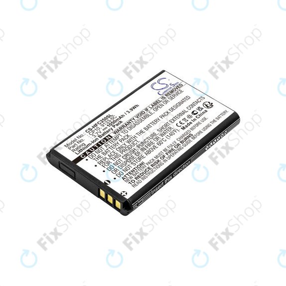Bateria do Amplicomms Powertel M4000, Auro Comfort 1010, 1050mAh, Li-Ion, 3.7V, MM460BB, CP10, HQ