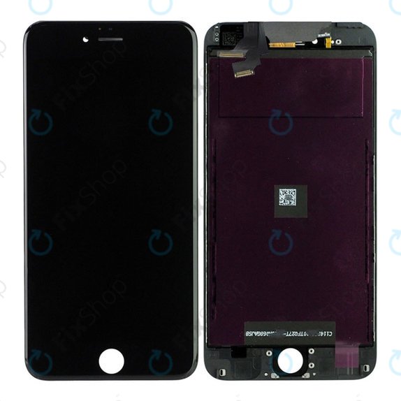 Wyświetlacz dla iPhone 6 Plus, Black, Ekran dotykowy z ramką