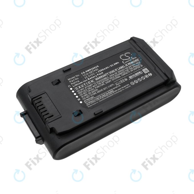Bateria do Samsung Bespoke Jet, Bespoke Jet Complete, 2500mAh, Li-Ion, 25.2V, VCA-SBTA95, HQ