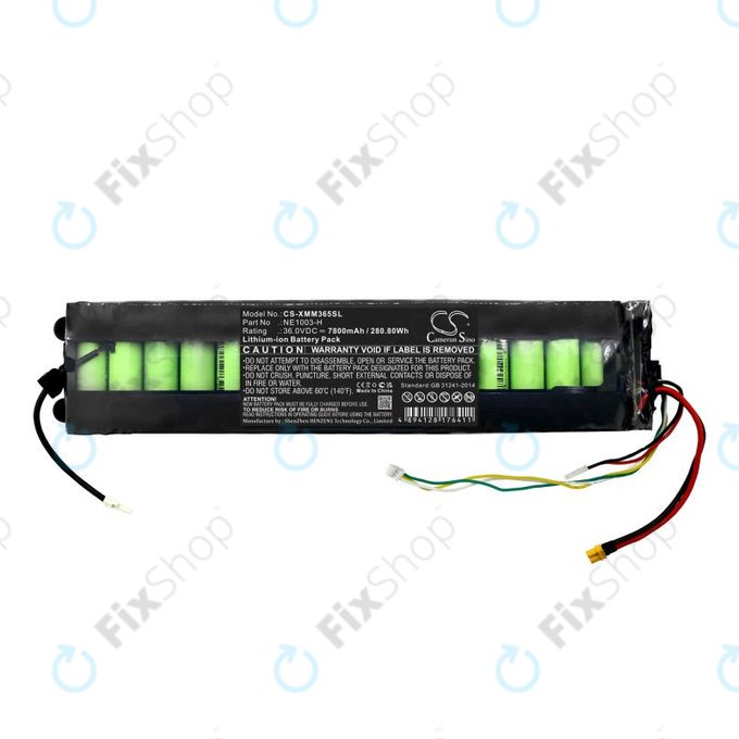 Bateria do Xiaomi 1s, Essential, M365, Mi Scooter 3, 7800mAh, Li-Ion, 36V, NE1003-H, HQ