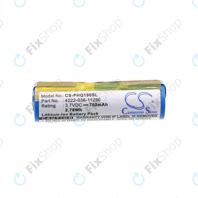 Bateria do Philips 8895XL, 750mAh, Li-Ion, 3.7V, 036-11290, HQ