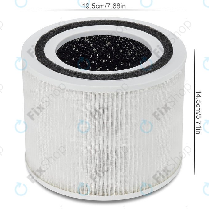 Filtr HEPA (Węgiel aktywny) do Levoit Core 300, 300s, P350