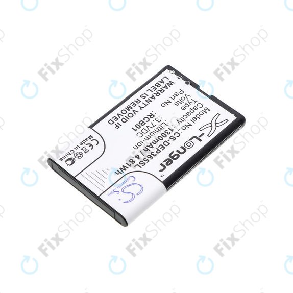 Bateria do Doro Primo 365, 1300mAh, Li-Ion, 3.7V, RCB01, HQ