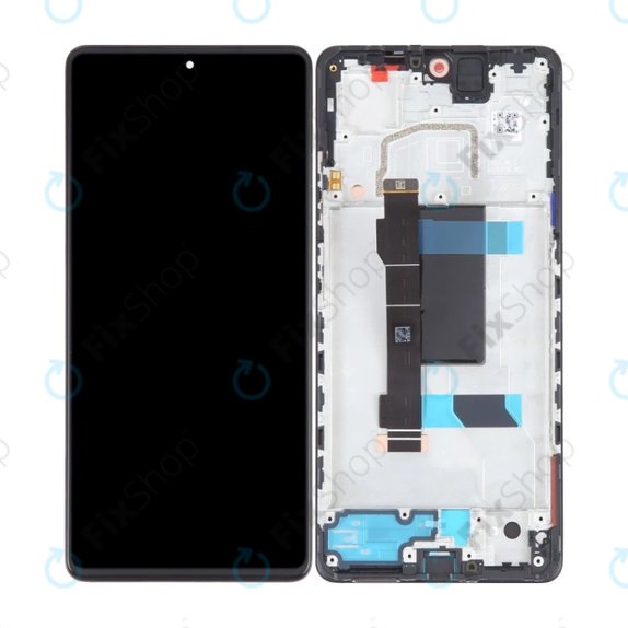 Wyświetlacz OLED do Xiaomi Redmi Note 12 Pro 5G, Ekran dotykowy z ramką, Midnight Black