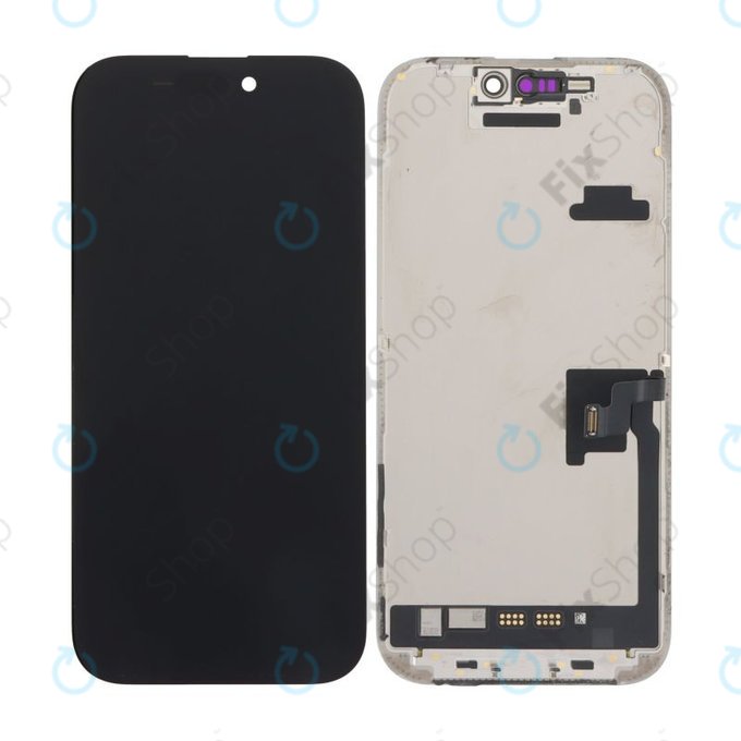 Wyświetlacz In-Cell FHD dla iPhone 16 Pro, Ekran dotykowy z ramką, FixPremium