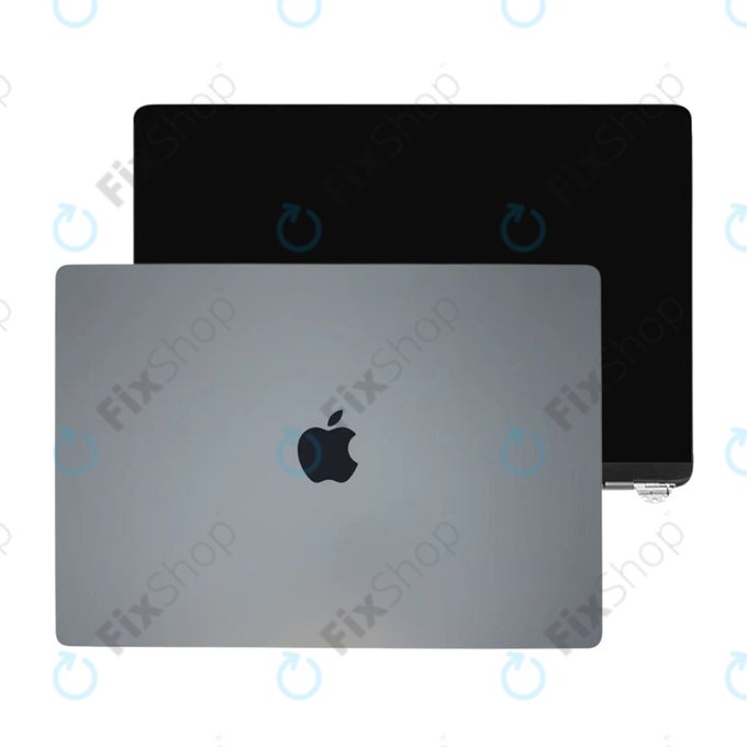 Wyświetlacz LCD do MacBook Air 13", A3113 (2024), z przednim szkłem i pokrywą, Space Gray, 661-40278, Genuine Apple