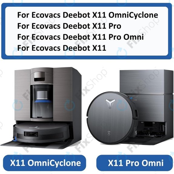Szczotka boczna, 2 szt. do Ecovacs X11, X11 Omni, X11 Pro, X11 Pro Omni , X11 Omni, X11 Pro, X11 Pro Omni