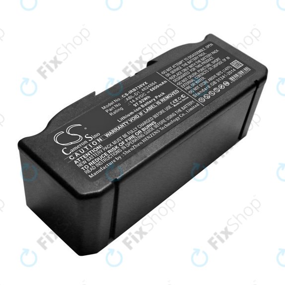 Bateria do iRobot Roomba e-seria, i-seria, ABL-D1, 4624864, ABL-D2, Li-Ion, 14,4V 6800mAh, HQ