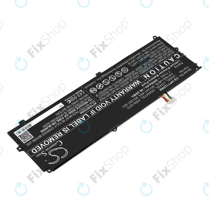 Bateria do HP Elite X2 1012 G2, 6000mAh, Li-Pol, 7.7V, JI04XL, HQ