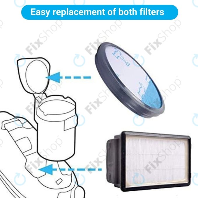 Filtr HEPA z filtrem zmywalnym ZR005901 do Rowenta Compact Power