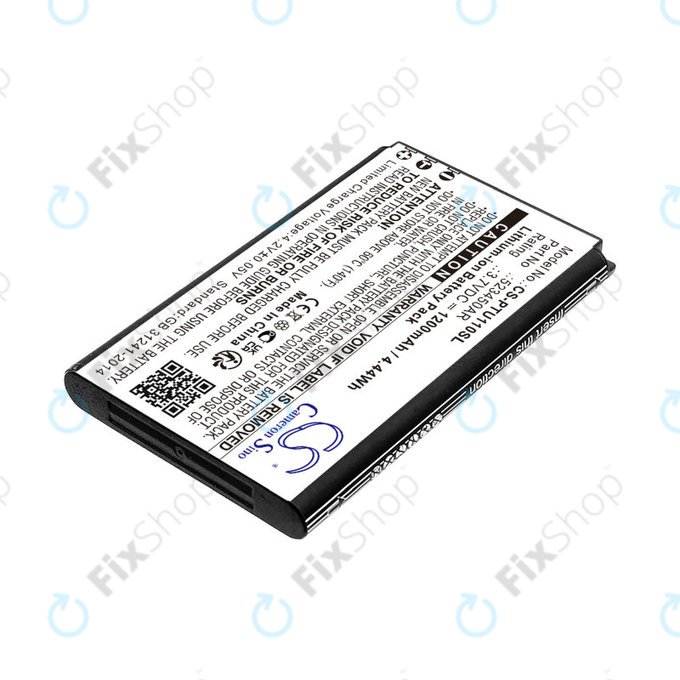 Bateria do Panasonic Kx-Tf200, Kx-Tu110, 1200mAh, Li-Ion, 3.7V, 523450AR, HQ
