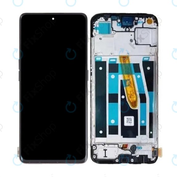 Wyświetlacz OLED do Oppo Reno 8 T, Ekran dotykowy z ramką, Black Starlight