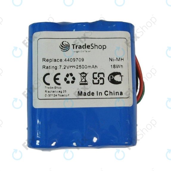 Bateria do iRobot Mint-seria, GPHC152M07, Ni-MH, 7,2V 2500mAh