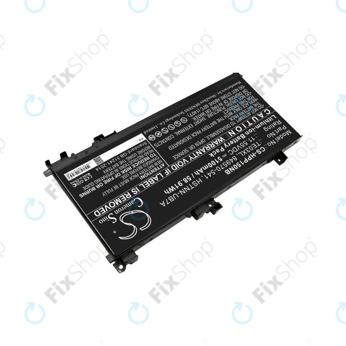 Bateria do HP Omen 15, Pavilion 15, WASD 15, 5100mAh, Li-Ion, 11.55V, TE03XL, HQ