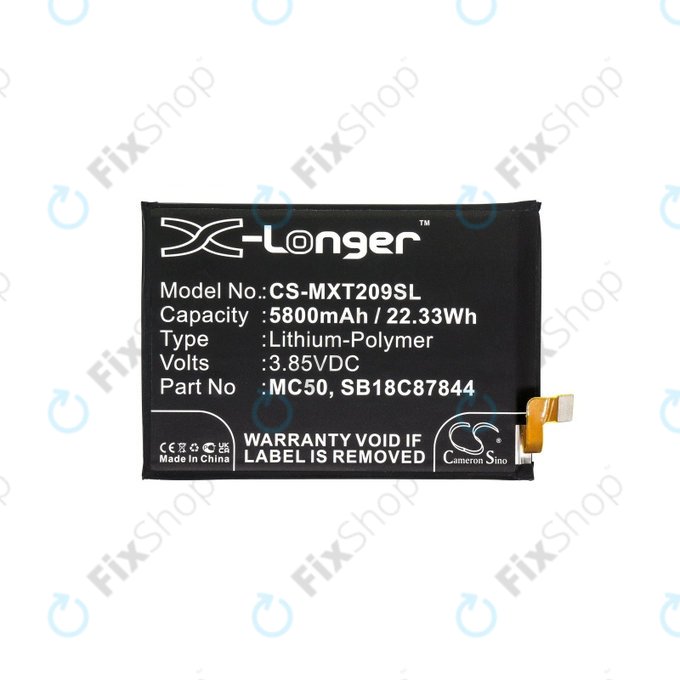 Bateria dla Motorola Moto G9 Power, 5800mAh, Li-Pol, 3.85 V, MC50, HQ