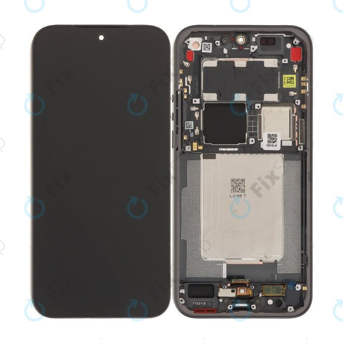 Wyświetlacz OLED dla Xiaomi 17 Ultra, Black, Ekran dotykowy z ramką