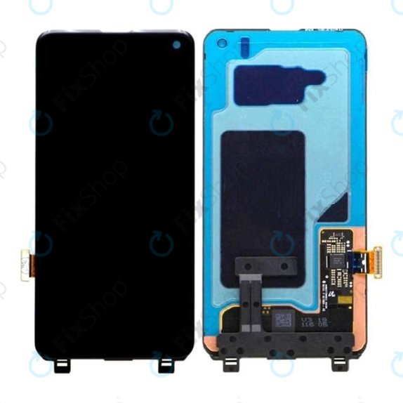 Wyświetlacz OLED do Samsung S10 G973F, Ekran dotykowy bez ramki