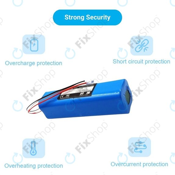 Bateria do Xiaomi EVA, EVE Plus, Viomi S9, Dreame D10 Plus, L10, Lenovo T1 Pro, Lydsto R1, R1 Pro, S1, S1 Pro, XJT-2P4S-5200, Li-Ion, 14,4V 5200mAh