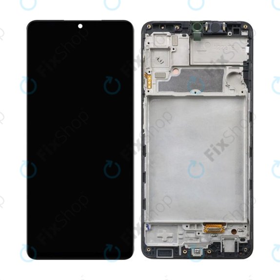 Wyświetlacz OLED do Samsung A22 A225F, Ekran dotykowy z ramką