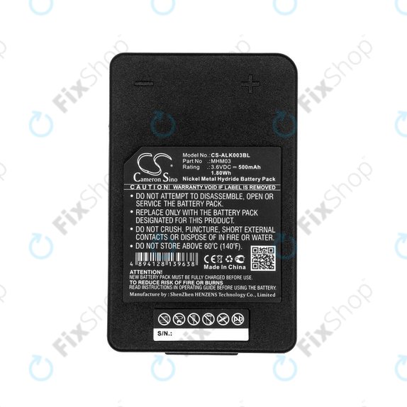 Bateria do Autec LK Neo, 500mAh, Ni-MH, 3.6V, MHM03, R0BATT00E11A0, HQ