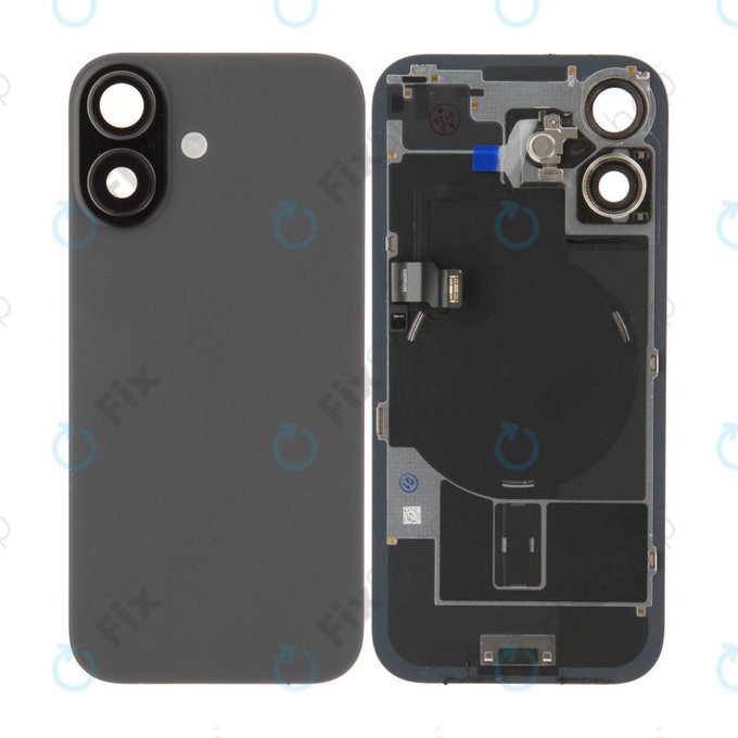 Szkło tylnej obudowy do iPhone 17, Black, Pulled A