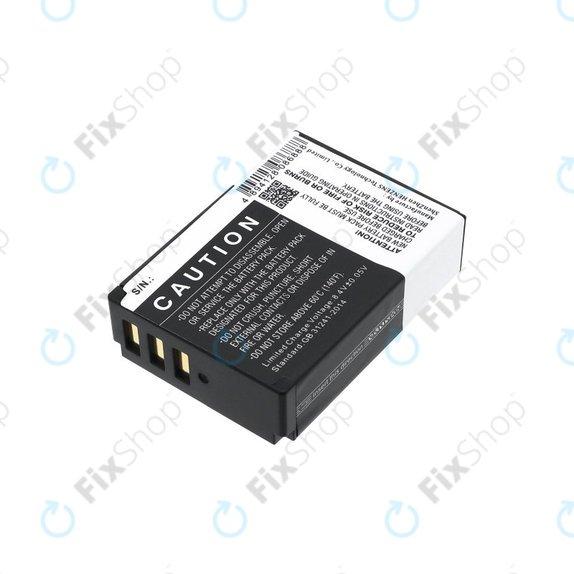 Bateria do Kodak PIXPRO S1, AZ651, AZ652, AZ901, 1150mAh, Li-Ion, 7.4V, LB-070, HQ
