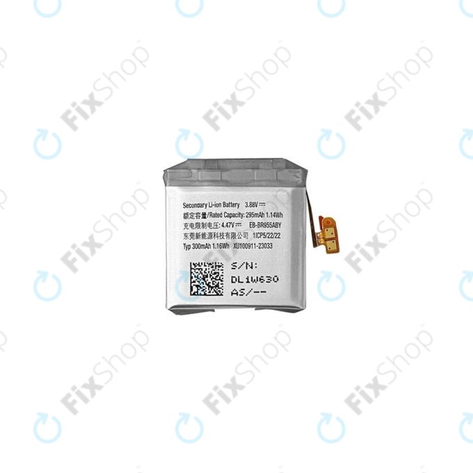 Bateria do Samsung Watch 6 43mm Classic R950, R955, GH43-05160A, EB-BR955ABY, 300mAh, Genuine Service Pack