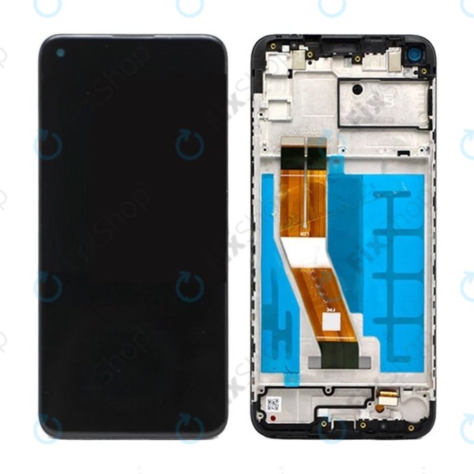 Wyświetlacz OLED dla Samsung M11 M115F, Ekran dotykowy z ramką