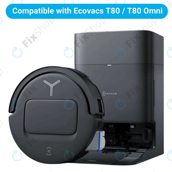 Zestaw części zamiennych do Ecovacs T80 Omni, T80 (1x Główna szczotka, 2x Filtr, 2x Szczotka boczna)