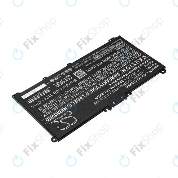 Bateria do HP Pavilion 14, 15, 17, 3550mAh, Li-Pol, 11.55V, HT03XL, HQ