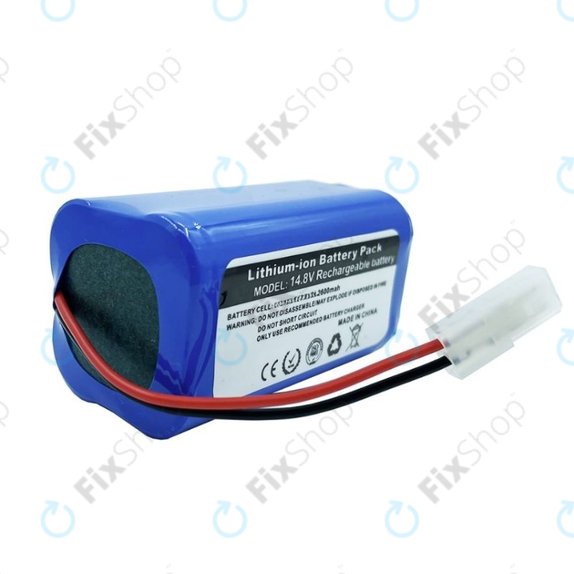 Bateria do Xiaomi Essential (Mijia G1), Flyco FC-seria, myVacBot SN500, Panasonic MC-seria, Phicomm X3, Puppy R-seria, Li-026418 Li-Ion 14,8V 2600mAh