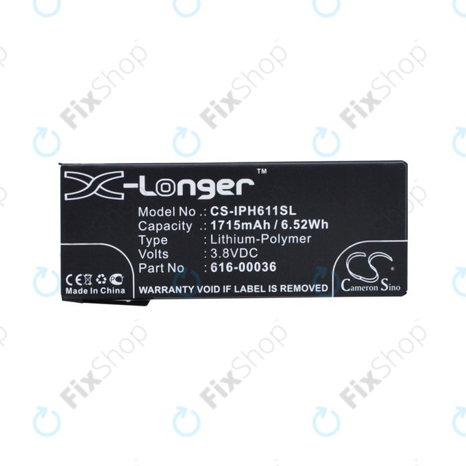Bateria do iPhone 6S, 616-00036, 1715mAh, HQ