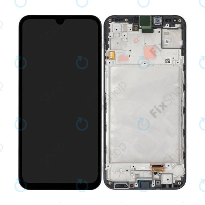Wyswietlacz do Samsung A15 4G, A15 5G A155F, A156B, Ekran dotykowy z ramką, GH82-33637A, GH82-33638A, (Black), Genuine Service Pack