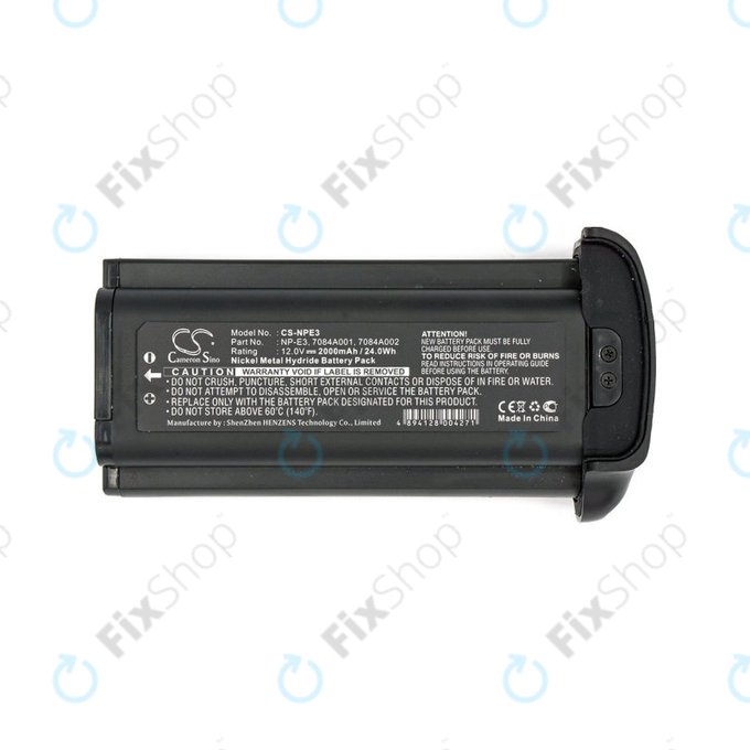 Bateria do Canon Eos 1Ds, 2000mAh, Ni-MH, 12V, NP-E3, HQ