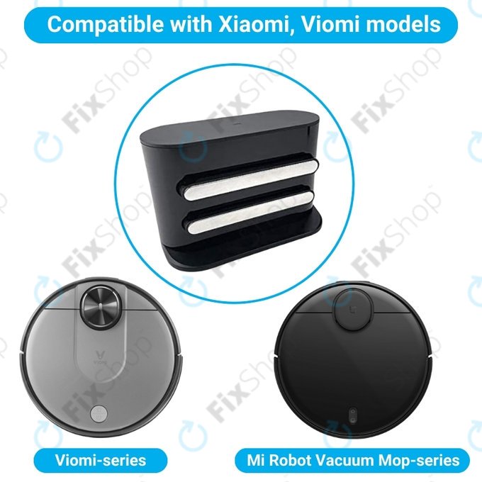 Stacja dokująca do Xiaomi Viomi V2, V2 Pro, V3, SE, Mi Robot Vacuum Mop-series, Czarny, Black