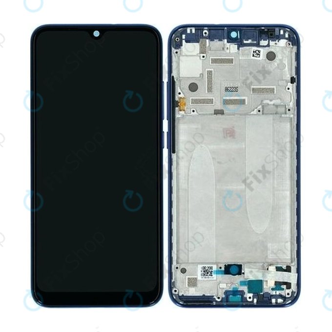 Wyświetlacz do Xiaomi Mi A3, Ekran dotykowy z ramką, 5610100380B6, Not just Blue, Genuine Service Pack