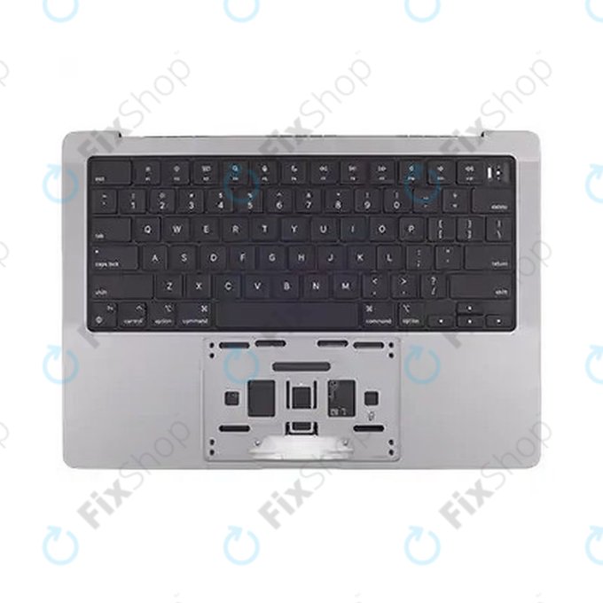 Górna rama klawiatury do MacBook Pro 14", A2918 (2023), z klawiaturą US i baterią, Space Gray, 661-35708, Genuine Apple