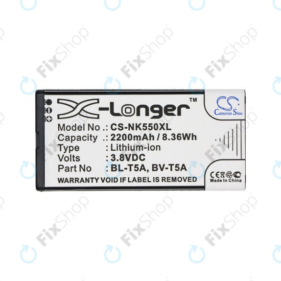 Bateria do Nokia Lumia 730, 2200mAh, Li-Ion, 3.8V, BL-T5A, HQ
