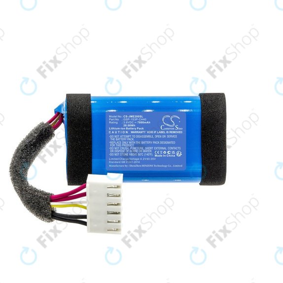Bateria do JBL Charge Essential 2, 7800mAh, Li-Ion, 3.6V, GSP-1S3P-CH40, HQ