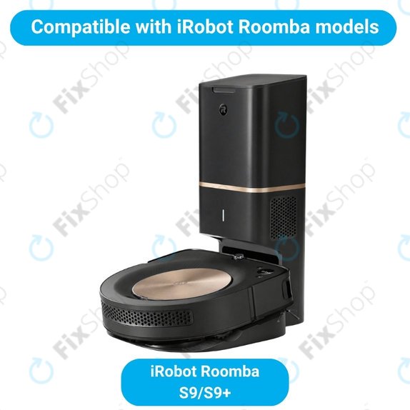 Zestaw części zamiennych do iRobot Roomba S9, S9+ (1 para szczotek głównych, 2x Filtr, 2x Szczotka boczna)