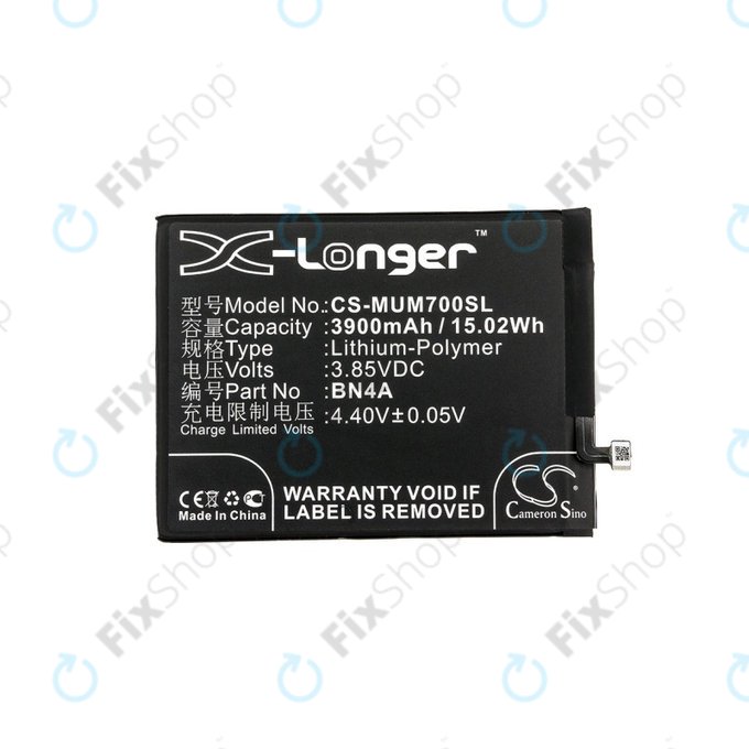 Bateria dla Xiaomi Redmi Note 7, 3900mAh, Li-Pol, 3.85 V, BN4A, HQ