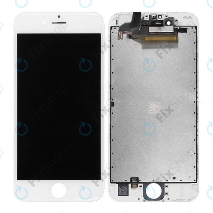 Wyświetlacz dla iPhone 6S, White, Ekran dotykowy z ramką