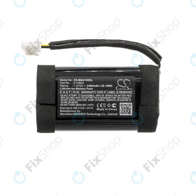Bateria do Bang & Olufsen BeoPlay A1, C129D3, 3400mAh, HQ