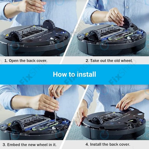 Koło z silnikiem do iRobot Roomba 500, 600, 700, 800, 900-series, Lewy
