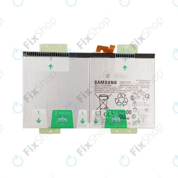 Bateria do Samsung Tab S11 Ultra X930, X936, EB-BX936ABE, 11600mAh, GH82-38349A, Genuine Service Pack