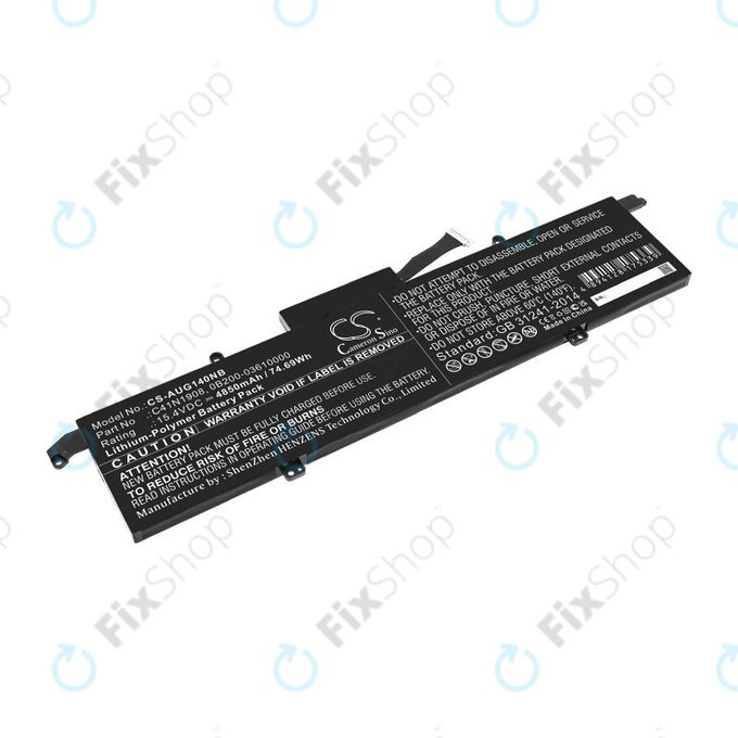Bateria do Asus ROG Zephyrus G14 Ga401, 4850mAh, Li-Pol, 15.4V, C41N1908, HQ