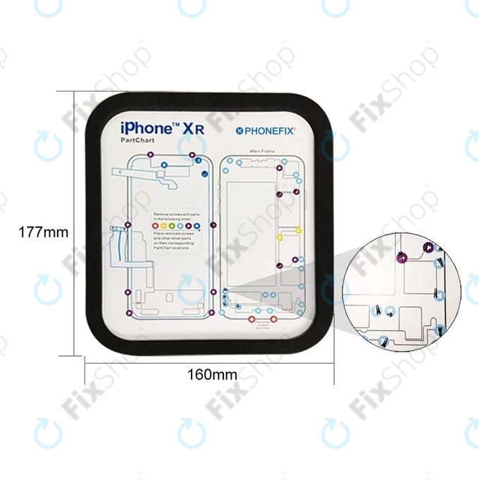 Magnetyczna mata na śruby do iPhone 6 – 11 Pro Max