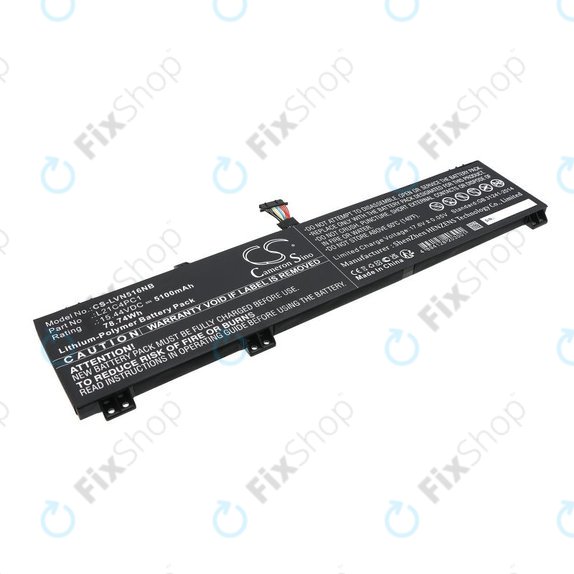 Bateria do Lenovo Legion 5 15ARH7H, 82RD0002SB, 5100mAh, Li-Pol, 15.44V, L21C4PC1, HQ